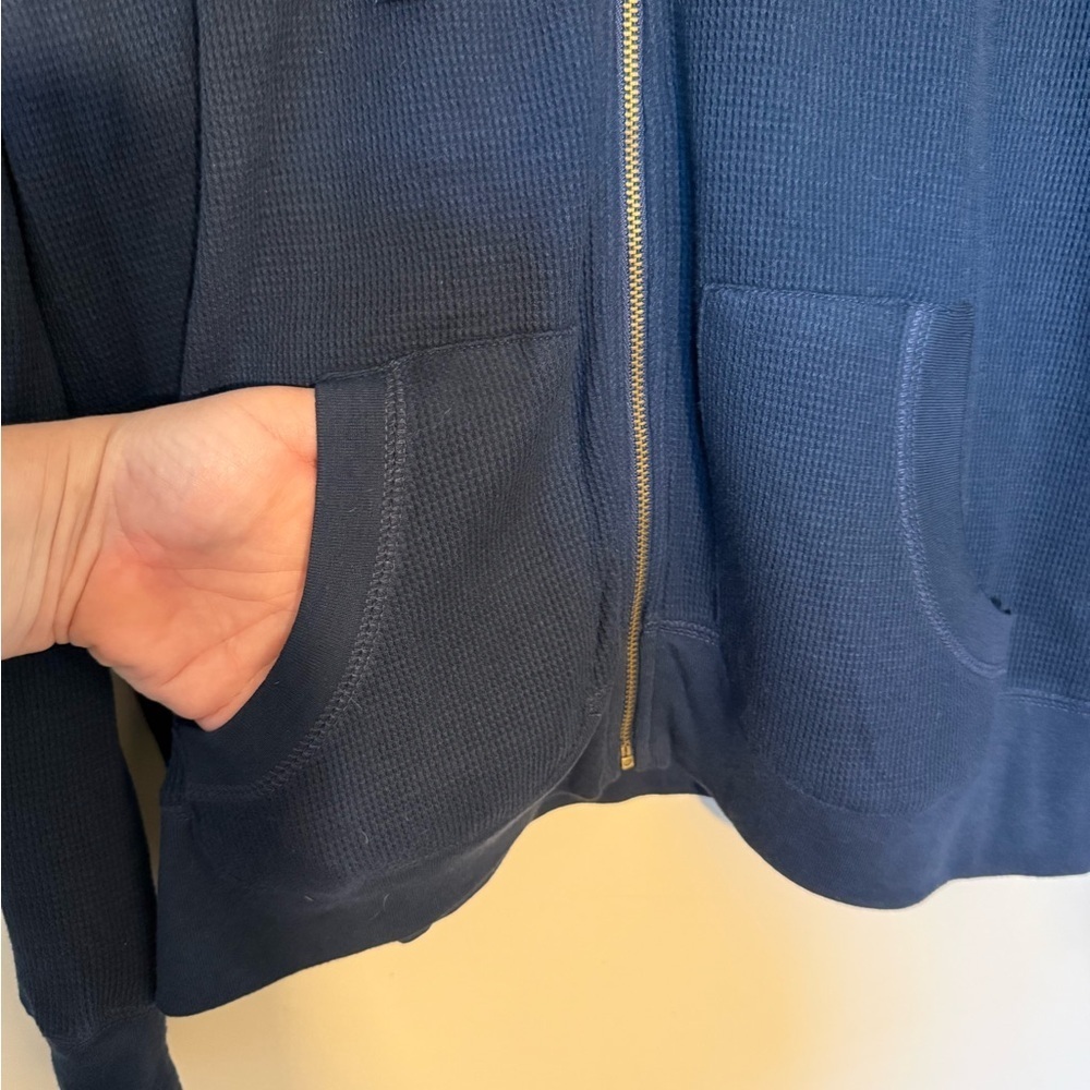 NWOT Old Navy Zip Up Hoodie with Pockets in Navy Size XXL - Picture 3 of 7